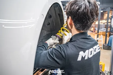 분당 서스펜션 튜닝 / BMW M4 / KW 캠버플레이트 교체 / 모드개러지 / 성남 분당, 서현, 판교,