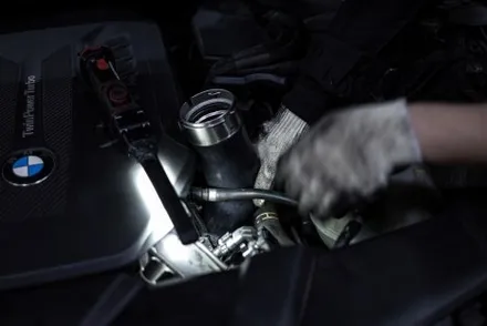 [분당 정비소 모드개러지] BMW 730d 흡기 인테이크 호스 교환 / 성남시 분당구 서현동