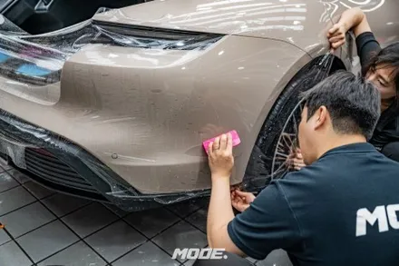 포르쉐 타이칸 전체 PPF는 이렇게 진행됩니다! 분당 모드개러지 / 성남 분당, 서현, 판교,