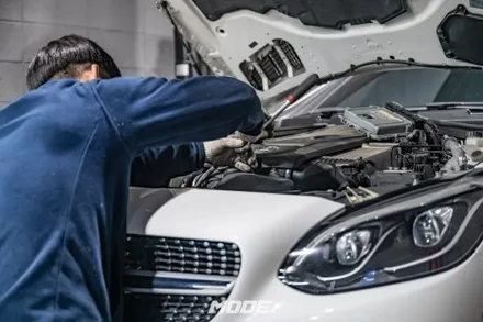 분당 엔진 미션 마운트 교환 작업 벤츠 SLC 200 / 성남 분당, 서현, 판교,