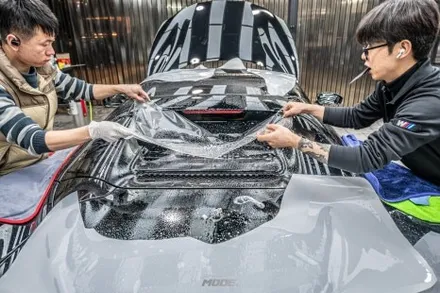 분당 PPF 페라리 296 GTS 스크래치? 처음부터 막는 게 답입니다 / 성남시 분당구 서현동