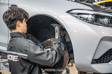 BMW M2 BC 레이싱 2WAY 서스펜션 교체 & 휠 타이어 교체 / 분당 모드개러지 / 성남 분당, 서현, 판교,
