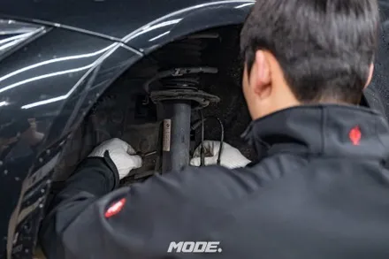 BMW 320d 브레이크 디스크 패드 교체! 분당 모드개러지 / 성남 분당, 서현, 판교,