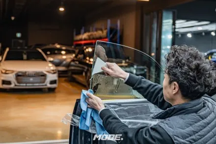 아우디 A7 신차패키지! 썬팅 PPF 유리막 코팅을 한번에 분당 모드개러지 / 광명, 안양, 시흥
