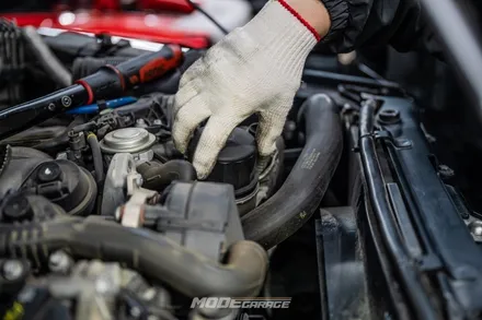 벤츠 지바겐 G500 카브리올레 엔진오일 & 미션오일 교환 / 분당 모드개러지 / 성남 분당, 서현, 판교,