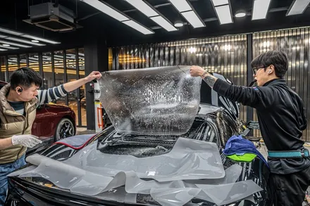 분당 PPF 페라리 296 GTS 스크래치? 처음부터 막는 게 답입니다 / 성남시 분당구 서현동