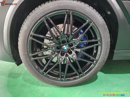 휠도색 bmw x6m 블랙 유광 휠 기스 휠복원(휠수리) / BMW / X6 / 부천, 광명
