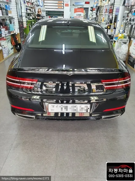 {도봉구 레이노썬팅/ 창동 썬팅/ 노원구 썬팅} 도봉구 제네시스 G80 신차 레이노 GT-P 전면 35% 측후면15% 프리미엄 썬팅 시공 작업
