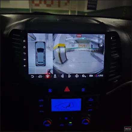 싼타페 cm 안드로이드 올인원 & 360 어라운드 뷰 장착 전문 시공 취급점 도봉 자동차 마을