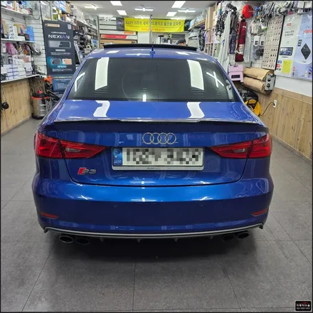 아우디 S3 애니가드 AP80R 반반사 썬팅 재시공 작업 전문 도봉 자동차 마을