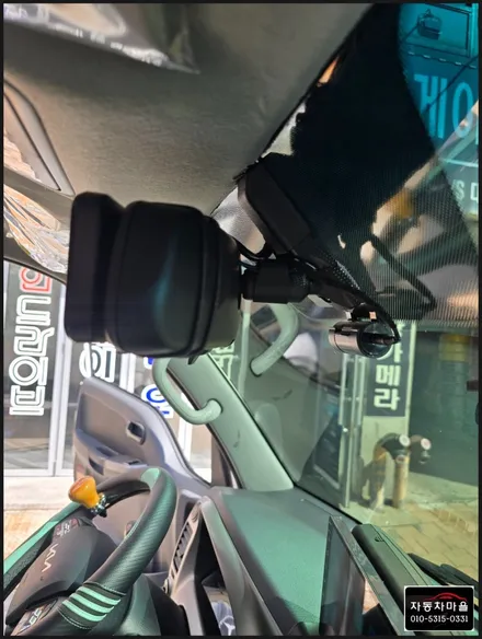 {봉고3 냉동 탑차 화물차} 안드로이드 올인원, 파인뷰 룸미러 블랙박스 장착 시공 전문점 도봉 자동차 마을