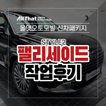 더뉴 팰리세이드 신차패키지 솔직 작업후기! / 수원시 오목천동