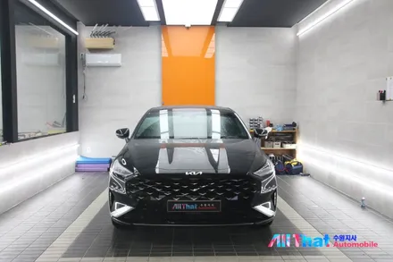 기아 K8 블랙 신차패키지 하버캠프 썬팅 시공 / 수원시 오목천동