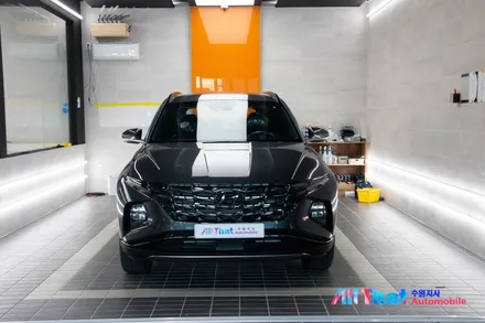 투싼 NX4 신차패키지 가성비필름 레인보우시공기 [수원신차패키지/올댓오토모빌수원] / 수원시 오목천동