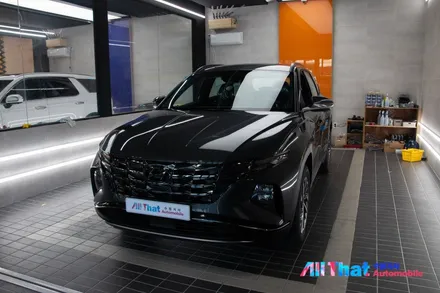 투싼 NX4 신차패키지 가성비필름 레인보우시공기 [수원신차패키지/올댓오토모빌수원] / 수원시 오목천동