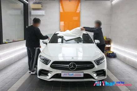 수원 벤츠 CLS 53 AMG 썬팅(하버캠프 세라믹본드), PPF 시공 / 수원시 오목천동
