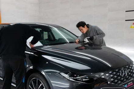 그랜저 IG 신차패키지! 레인보우 v90필름의 모든것 / 수원시 오목천동