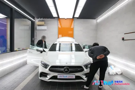 수원 벤츠 CLS 53 AMG 썬팅(하버캠프 세라믹본드), PPF 시공 / 수원시 오목천동