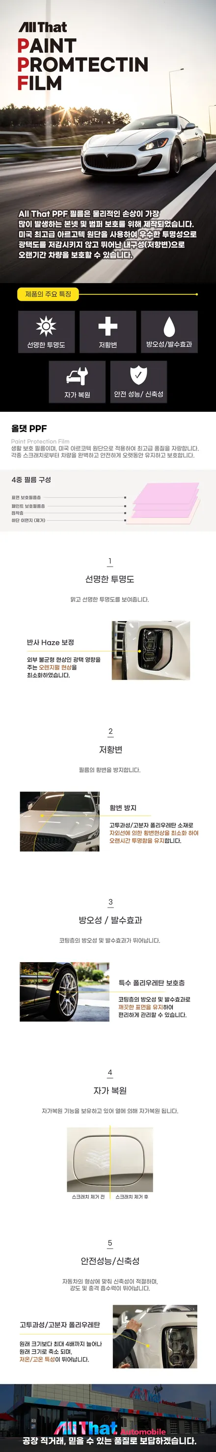 투싼 리어범퍼 PPF 시공 후기입니다~ / 수원시 오목천동