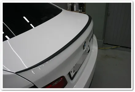 부산 스포일러 카본 랩핑 (BMW 535d) / 부산 수영구 망미동