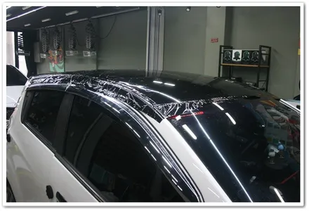부산 랩핑 포인트 시공으로 드레스업! (쉐보레 스파크) / 부산 수영구 망미동