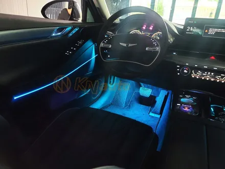 남양주 제네시스 3세대 신형G80 엠비언트무드등 장착 후기 / 실내튜닝 / 남양주시 오남읍