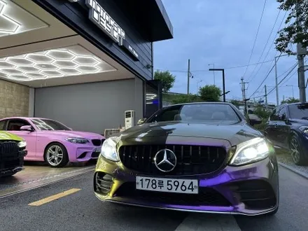 벤츠 C 클래스 카브리올레 랩핑 / 경기도 광주시 문형동