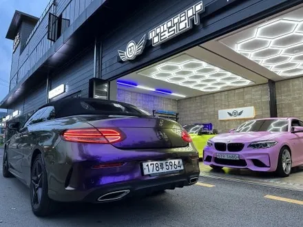 벤츠 C 클래스 카브리올레 랩핑 / 경기도 광주시 문형동