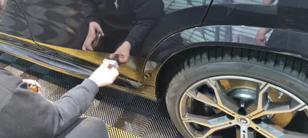평택 고덕 광택 유리막코팅 bmw x6 시공 / 경기 평택