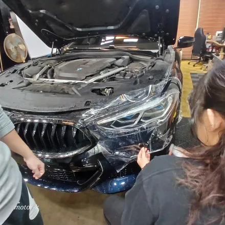 송탄ppf 보험처리 전문  BMW 8시리즈 앞범퍼·헤드라이트 완벽 보호 후기 / 경기 평택