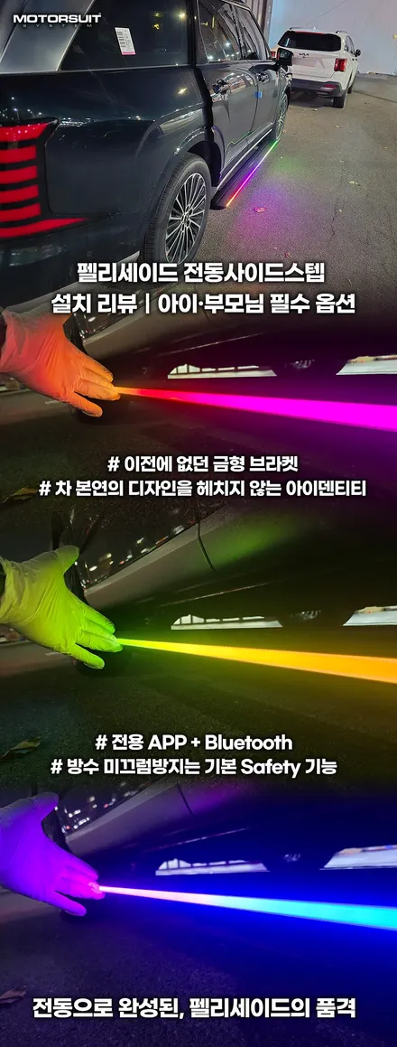 팰리세이드 뱅가드 GSC 사이드스텝, 아이와 부모님이 먼저 알아보는 이유 / 부천, 인천