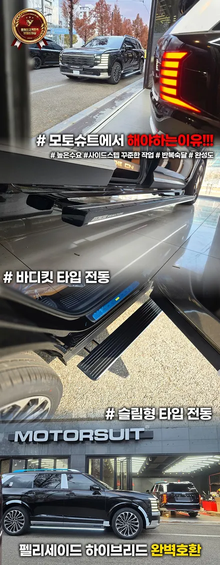 팰리세이드 뱅가드 GSC 사이드스텝, 아이와 부모님이 먼저 알아보는 이유 / 부천, 인천
