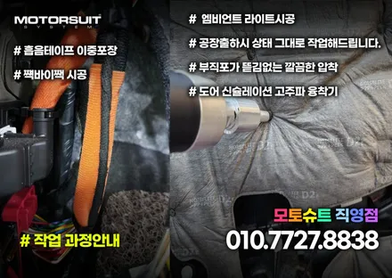 더뉴 싼타페TM 순정 활성화  라인 없는 엠비언트 무드등 튜닝 / 부천, 인천