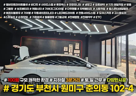 차량 캐패시터 전압안정기 에코파워캡 해머장착 제네시스 g80 rg3 / 부천, 인천