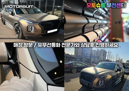 펠리세이드 인천 랩핑 고민중이라면 사틴 메탈릭 커피색 / 부천, 인천