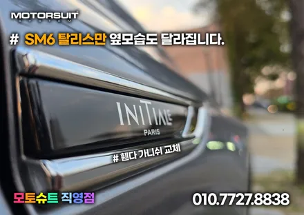 르노 SM6 탈리스만 엠블럼 교체 시공튜닝 / 부천, 인천