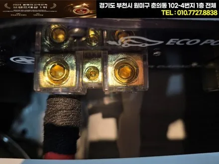 차량 캐패시터 전압안정기 에코파워캡 해머장착 제네시스 g80 rg3 / 부천, 인천