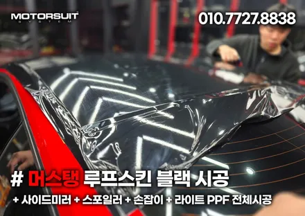 머스탱 포인트 데칼 랩핑 루프스킨 한곳에서 마무리 / 부천, 인천
