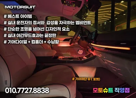 카니발 페이스리프트 엠비언트 실내 가득 풀작업 / 부천, 인천