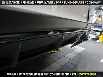 부천 벤츠 전시장 출고 e300 크롬죽이기 3m2080 유광블랙 / 부천, 인천