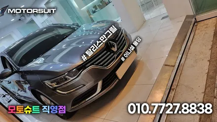 SM6 태풍 마크에서 탈리스만 르노룩 엠블럼 교체 작업 / 부천, 인천