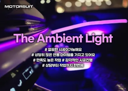 4세대 카니발 엠비언트 시각적으로 다양하게 즐겨보세요 / 부천, 인천
