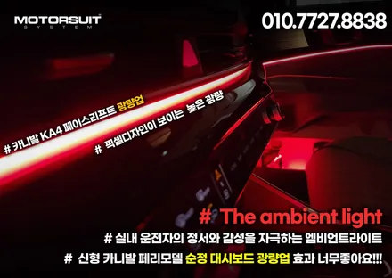 카니발  페이스리프트 순정 엠비언트 대시보드 광량업 정말 최고에요 / 부천, 인천
