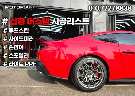 머스탱 포인트 데칼 랩핑 루프스킨 한곳에서 마무리 / 부천, 인천