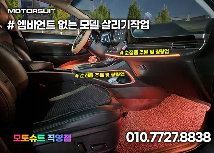 더뉴그랜저 택시 실내 엠비언트 옵션이 없으면 순정부품으로 가능 / 부천, 인천