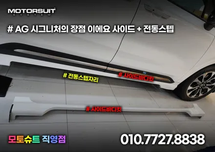 카니발 시그니처 AG 전동사이드스텝 자동차용품 멋있어요 / 부천, 인천