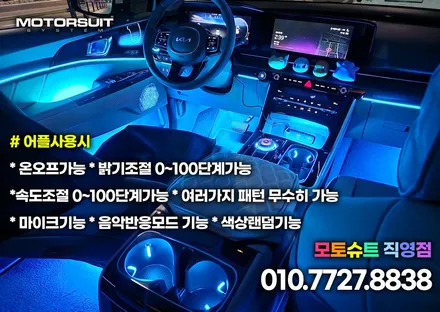 카니발ka4 엠비언트 라이트 풀셋 35곳 이상  필독이에요 / 부천, 인천