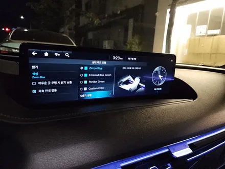 제네시스 g80 엠비언트 야외에서 본 모습 / 부천, 인천
