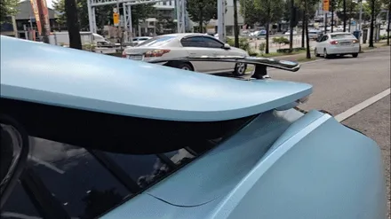 bmw i8 사틴 전체 랩핑, 기존 필름 제거부터 완벽 시공까지 (모토슈트) / 부천, 인천