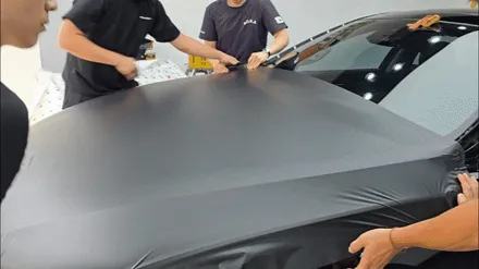 더뉴그랜저 풀랩핑 끝판왕! 무광블랙 3M2080 & 크롬죽이기 / 부천, 인천